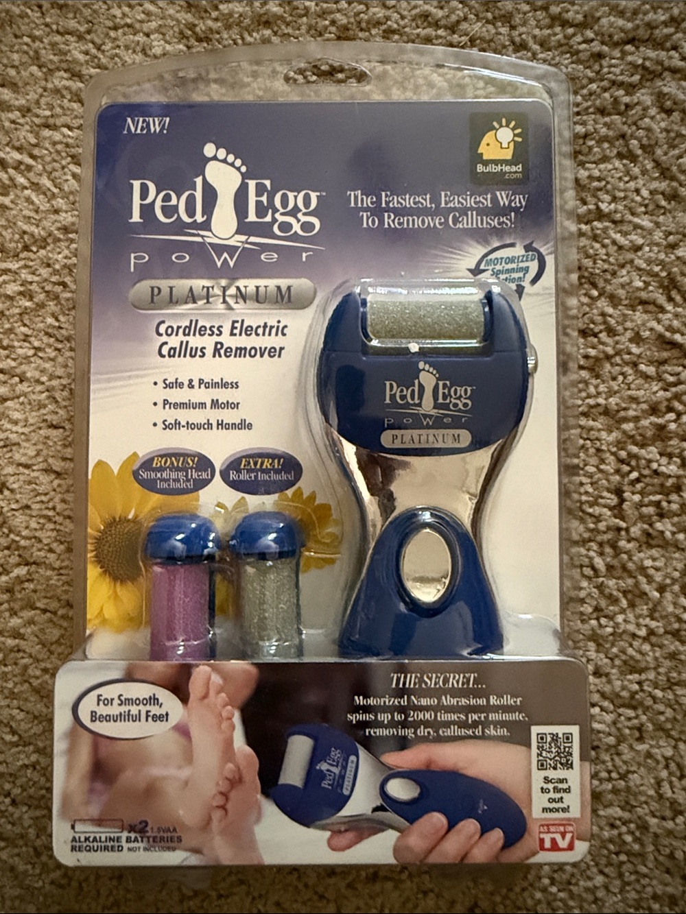 Ped Egg Power Platinum - Callus Remover
